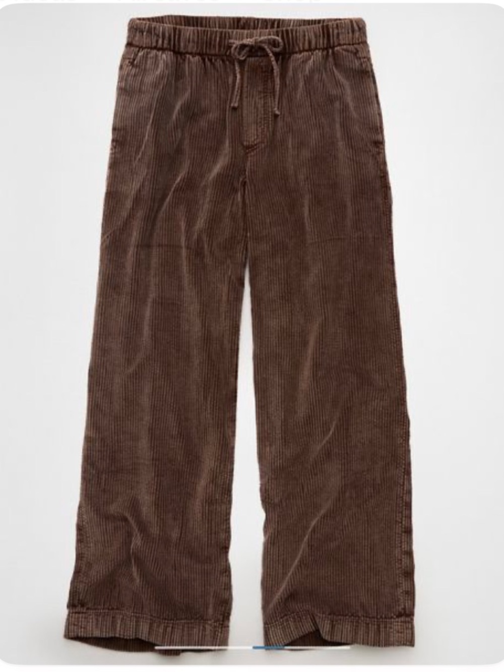 AE American eagle stretch corduroy low rise baggy pants xxs